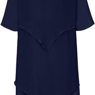 WW | Elegantes Chiffonkleid mit Lagen-Look