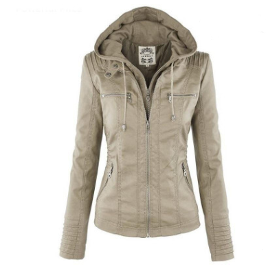 Lederjacke mit Revers