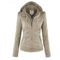 Lederjacke mit Revers