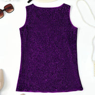 WW | Elegantes Ärmelloses Top mit Pailletten