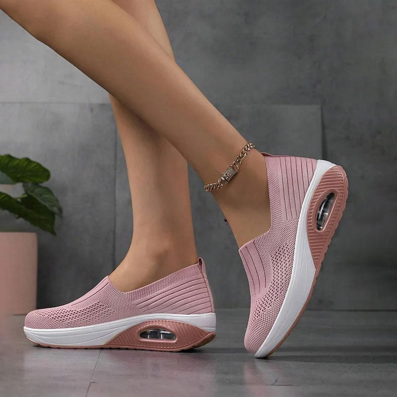 W&W Mode | Atmungsaktive Slip on Sneaker Mit Ergonomischer Sohle Für Damen