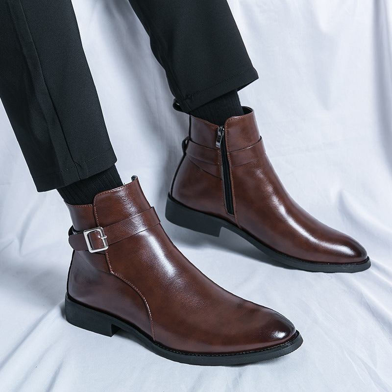 WW | Klassische Leder Herrenstiefel