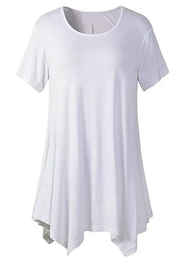 W&W Mode | Sommerliches Loose Fit T-shirt Mit Kurzen Ärmeln