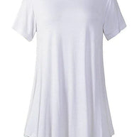 WW | Sommerliches Loose Fit T-shirt Mit Kurzen Ärmeln