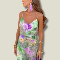 WW | Elegantes Korsett Maxi Kleid Mit Abnehmbarem Schal