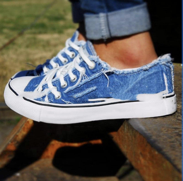 WW | Schuhe Segeltuchschuhe Mit Schnürsenkeln