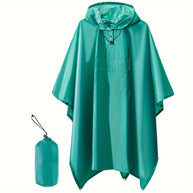 WW | Wasserdichter Faltbarer Regenponcho Mit Kapuze