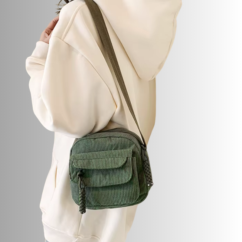 WW | Kompakte Cord Tasche Mit Elegantem Design
