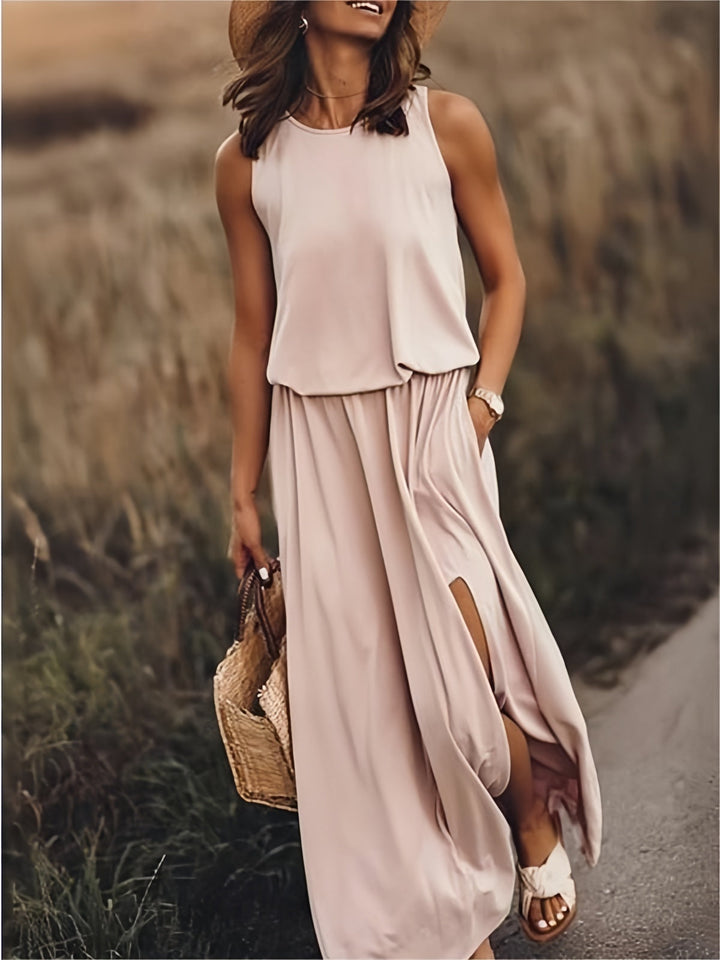 W&W Mode | Maxi Kleid - Einfaches Modal Boho Kleid in verschiedenen Farben
