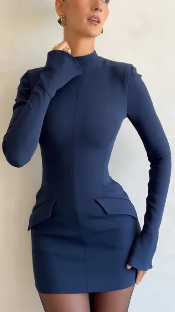 W&W Mode | Elegantes Kurzes Kleid chic Frauen