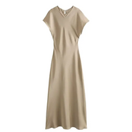 Sophia™ - Elegantes Satin-Midikleid