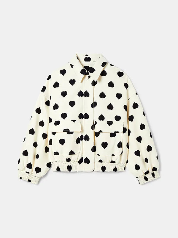 W&W Mode | Jacke mit Herzdruck