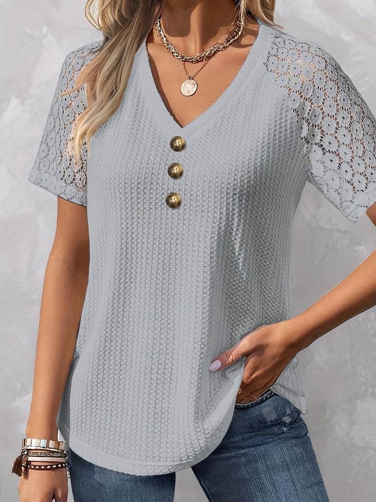 WW | Kurzarm T-Shirt mit Struktur für Frauen