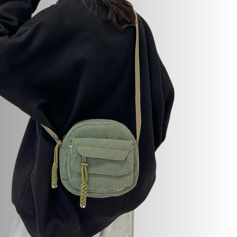 WW | Kompakte Cord Tasche Mit Elegantem Design