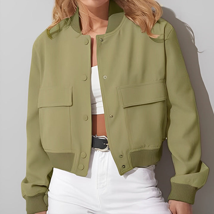 W&W Mode | Kurze Freizeitjacke Mit Taschen