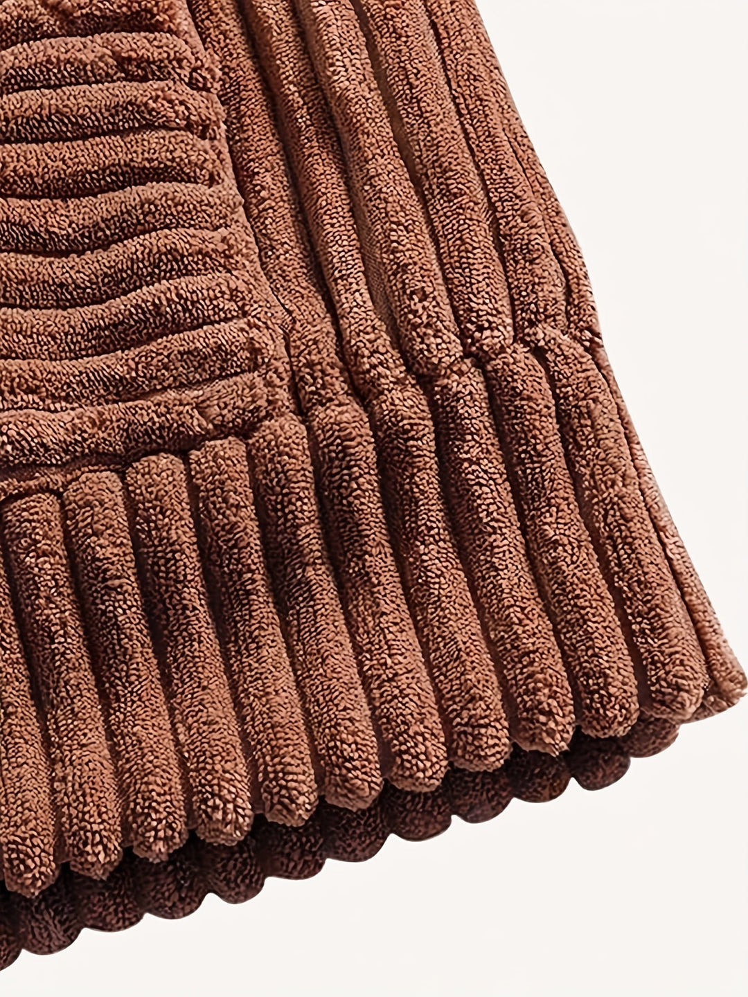 W&W Mode | Pullover Mit Kapuze Aus Cord