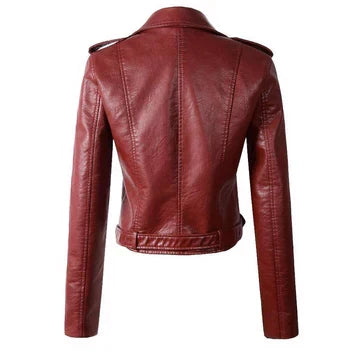 W&W Mode | Elegante Premium Lederjacke für Damen | Luxus und Stil