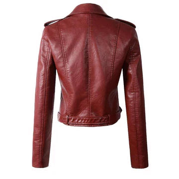 WW | Elegante Premium Lederjacke für Damen | Luxus und Stil