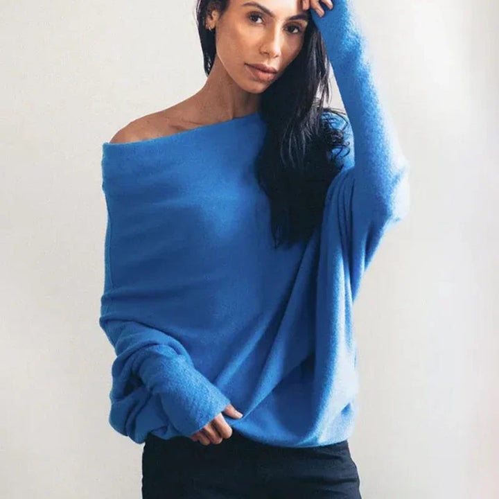 W&W Mode | Luxus Pullover Sweater Mit Offener Hals