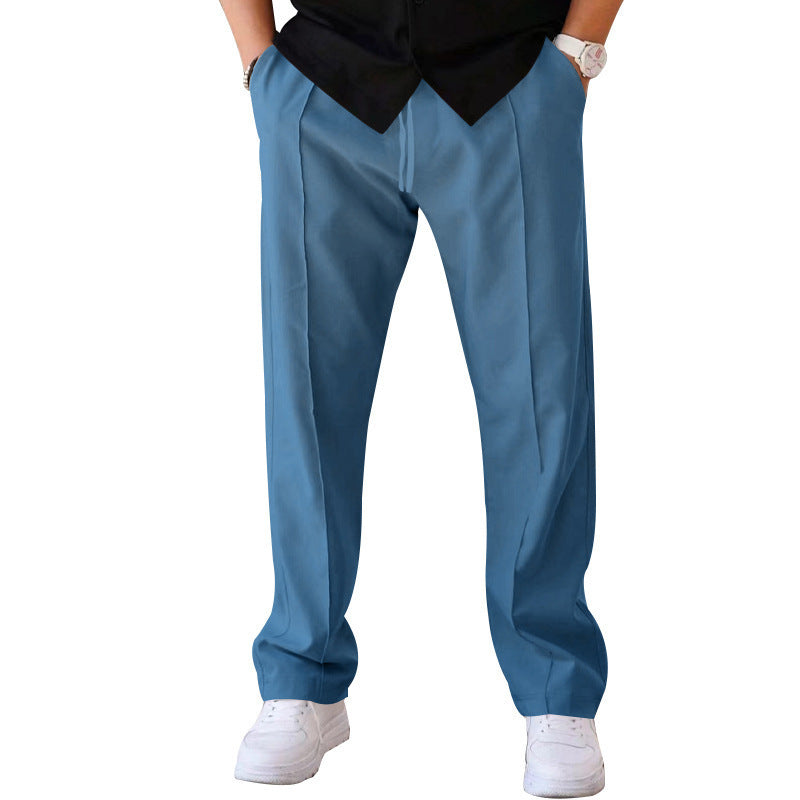 WW | Sportliche Herrenhose Mit Lockerem, Geradem Schnitt Und Kordelzug