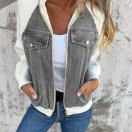 WW | Moderne Jacke Aus Denim Stoff