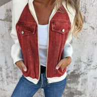 WW | Moderne Jacke Aus Denim Stoff