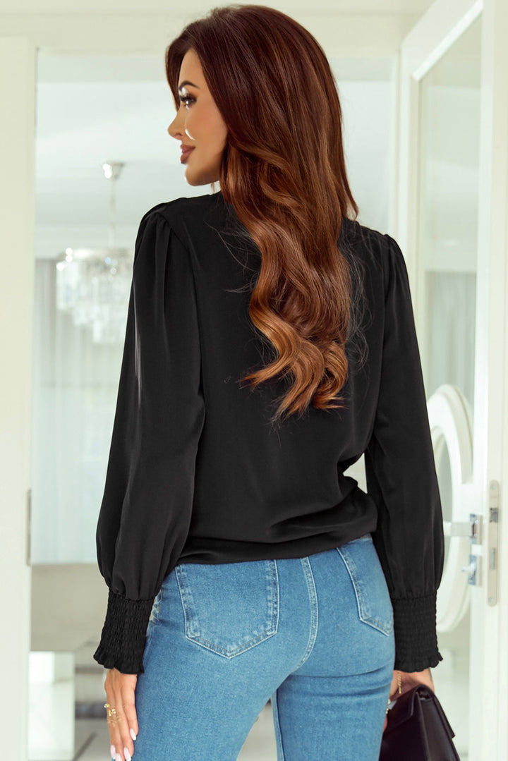 W&W Mode | Bluse mit Wickelausschnitt Für Frauen