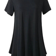 WW | Sommerliches Loose Fit T-shirt Mit Kurzen Ärmeln