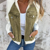 WW | Moderne Jacke Aus Denim Stoff