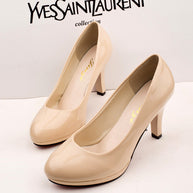Damen elegante Pumps mit klassischem Cut und komfortablem Blockabsatz WW