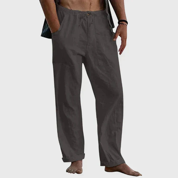 WW | Lässige Leinenhose mit Kordelzug
