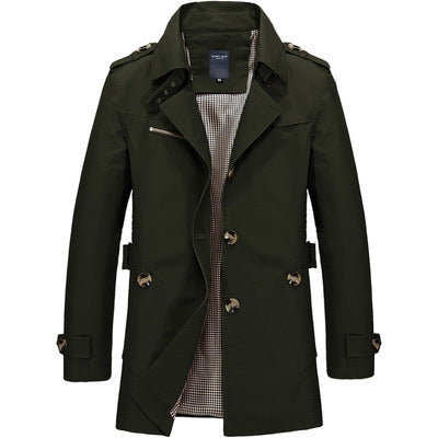 WW | Trenchcoat Für Herren Klassisches Design Und Raffinierter Stil