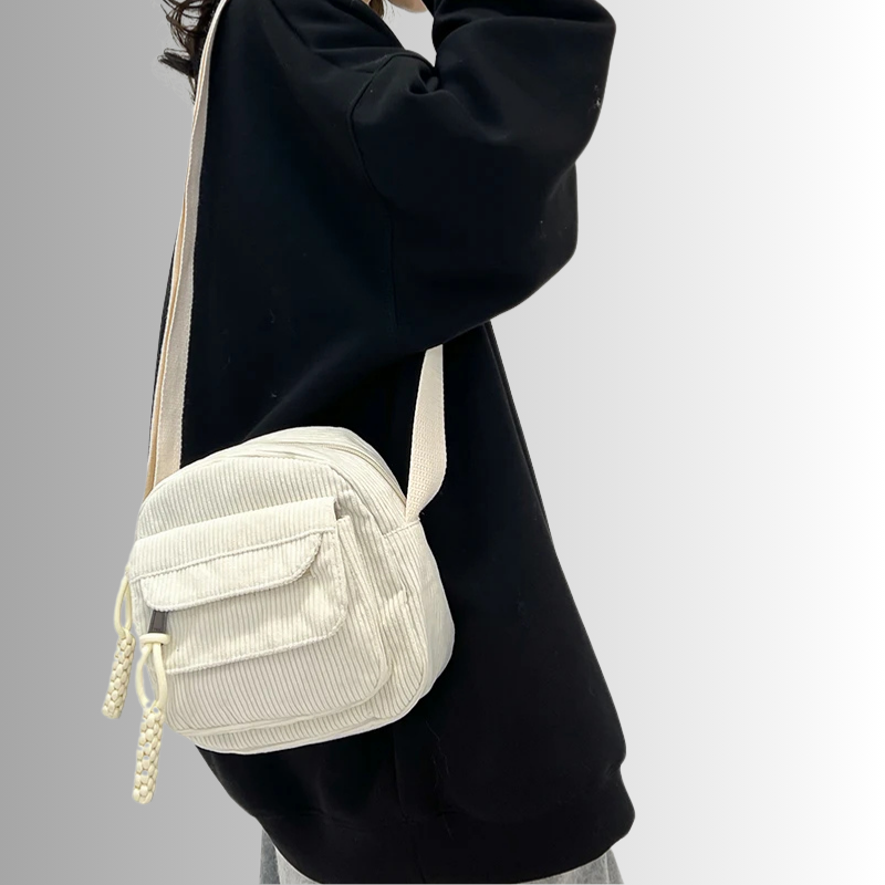 WW | Kompakte Cord Tasche Mit Elegantem Design