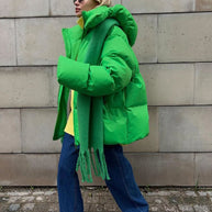 WW | Lockere Baumwollgefütterte Jacke
