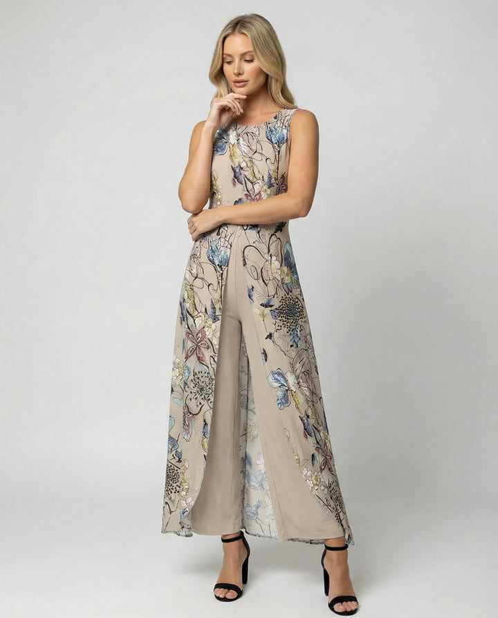 Mühelos elegantes florales zweiteiliges Set im Chic-Stil | W&W Mode