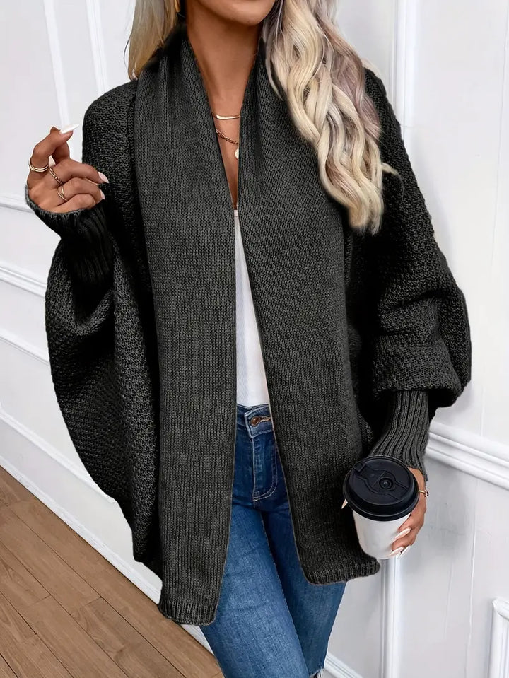 W&W Mode | Lässige Oversized Gestrickte Weste Für Damen