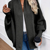 WW | Lässige Oversized Gestrickte Weste Für Damen