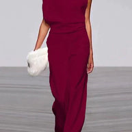 WW | Rosiedress Cowl Neck One Shoulder Batwing Sleeve Party Suit
