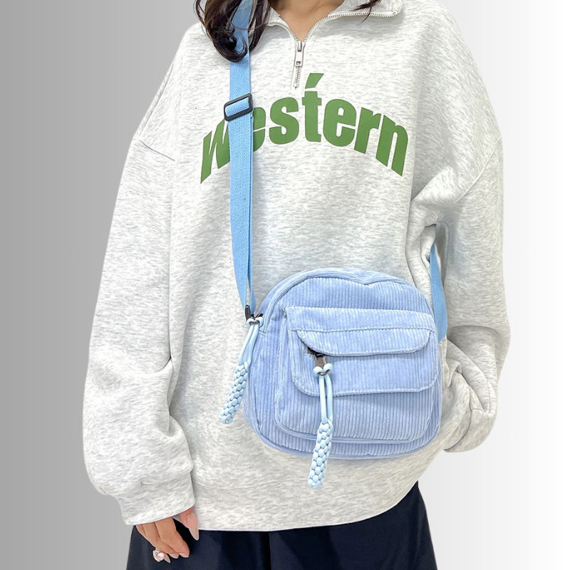 WW | Kompakte Cord Tasche Mit Elegantem Design