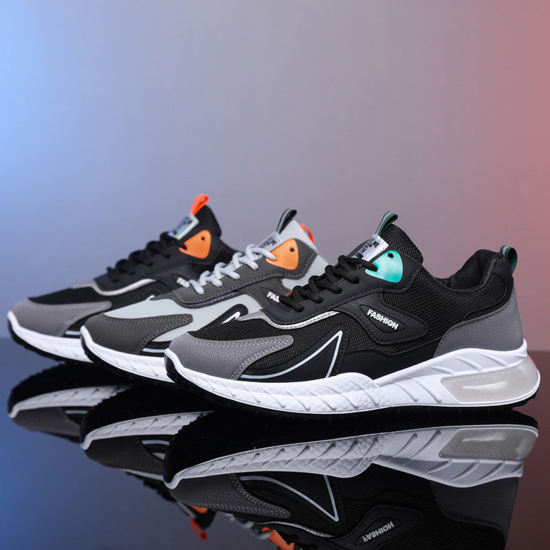 W&W Mode | Atmungsaktive Herren Sneaker Mit Farbakzent