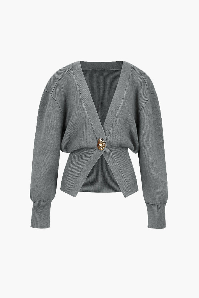 WW | Neck Gestrickter Strickjacke