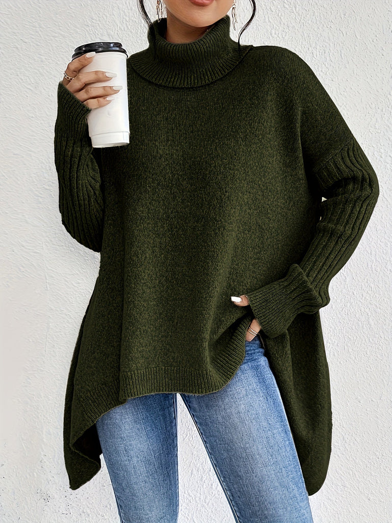 WW | Lässiger Longpullover Damen mit
