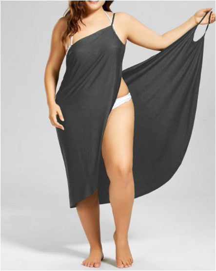 WW | Plus Size Strandrock Mit Trägern