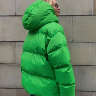 WW | Lockere Baumwollgefütterte Jacke