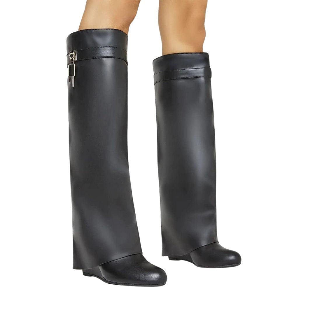 W&W Mode | Haifischstiefel aus Leder