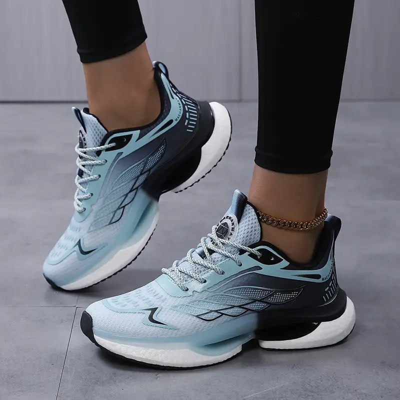 WW | Atmungsaktive Wasserdichte Plateau Sneakers Aus Mesh