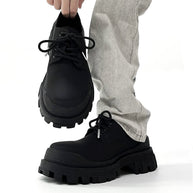 WW | Moderne Lederschuhe Mit Dicker Sohle