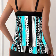 WW | Tankini-Set mit Streifen und Punkten