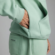 WW | Reise Kapuzenpullover mit Flugzeugmodus-Grafik