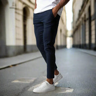 WW | Slim Fit Chinos Baumwoll Stretch Knöchellang Bequem Und Vielseitig